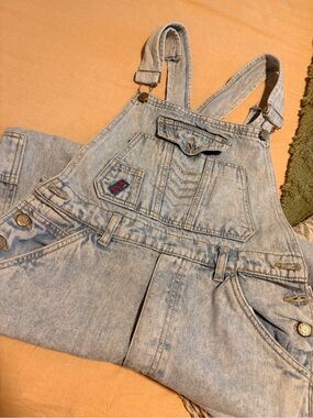 Vintage Gitano Light Wash Carpenter Denim Overalls